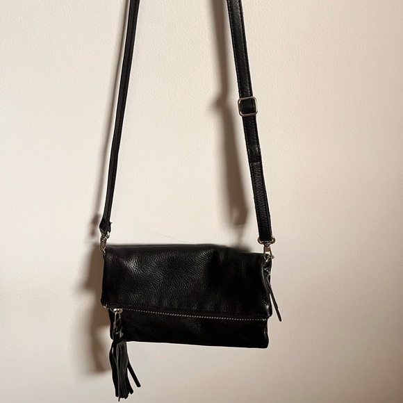 Roots Leather Cross Body Purse - Picture 10 of 11